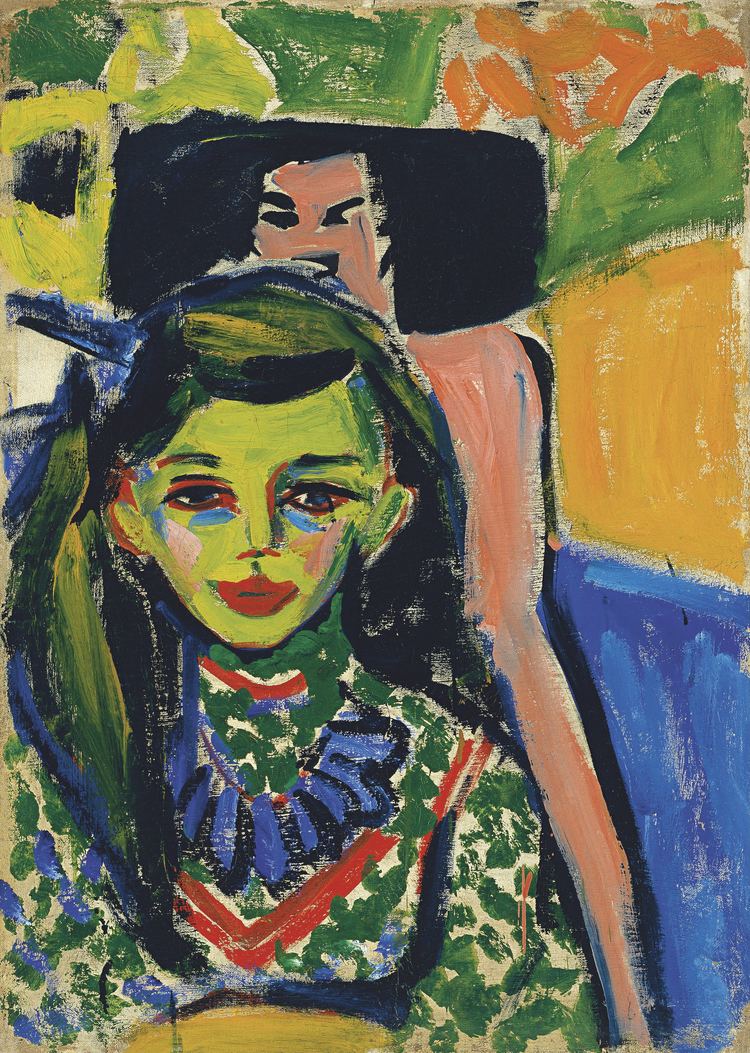 Ernst Ludwig Kirchner FileErnst Ludwig Kirchner Frnzi vor geschnitztem Stuhl