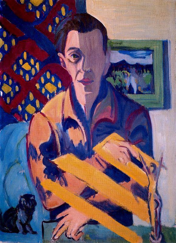 Ernst Ludwig Kirchner SelfPortrait Ernst Ludwig Kirchner WikiArtorg