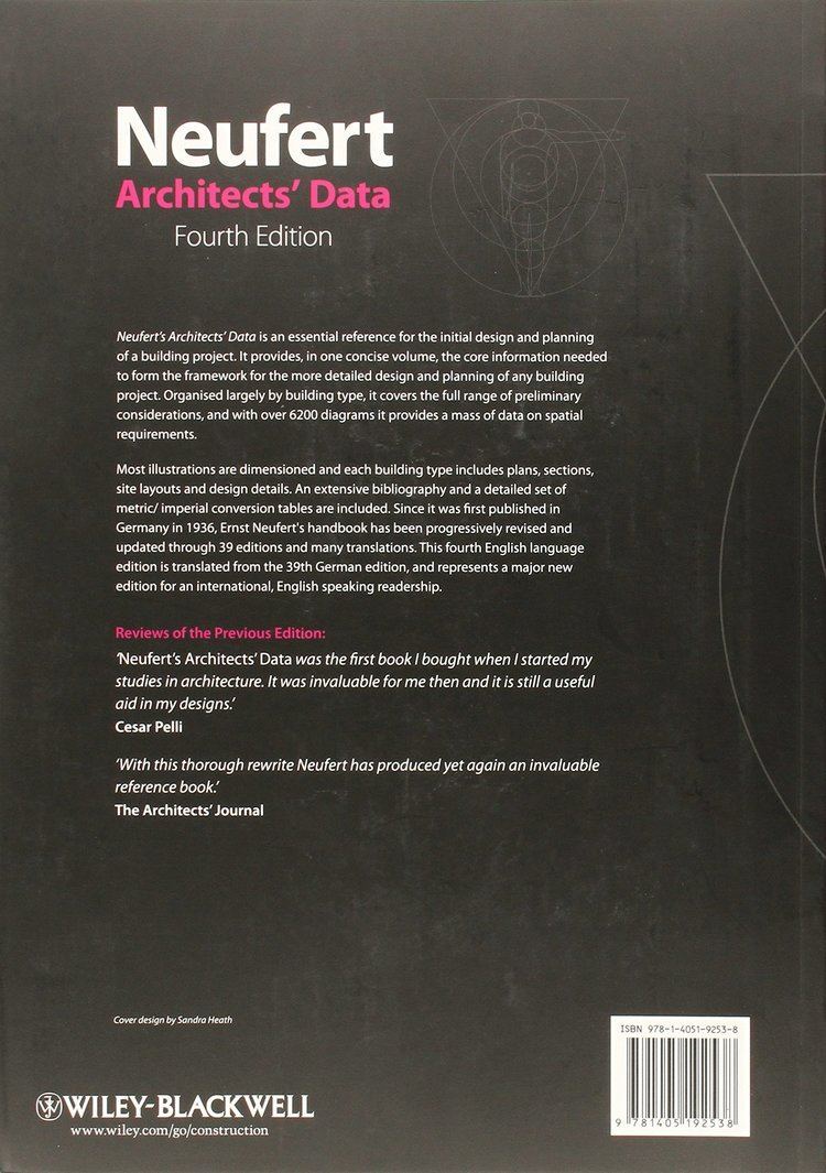 Ernst Neufert Buy Architects Data Book Online at Low Prices in India Architects