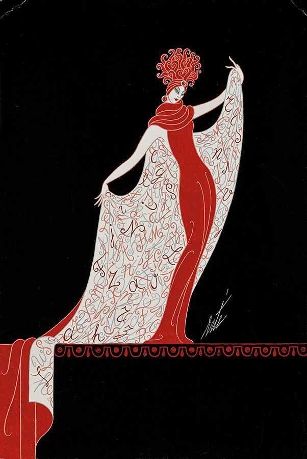 Erté Discover the art of Erte father of Art Deco at Martin Lawrence
