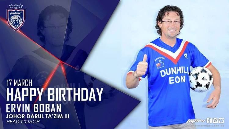 Ervin Boban HAPPY BIRTHDAY ERVIN BOBAN Official website of Johor Darul Tazim