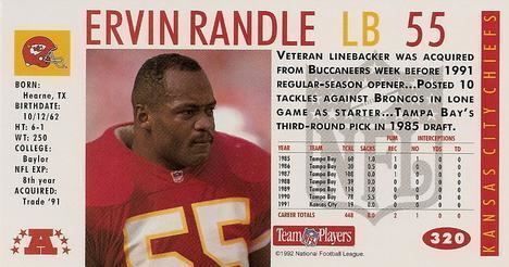 Ervin Randle Ervin Randle Gallery The Trading Card Database