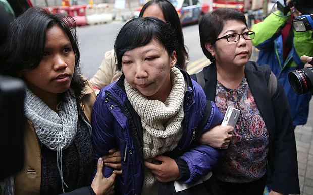 Erwiana Sulistyaningsih Hong Kong woman found guilty of abusing Indonesian maid Telegraph