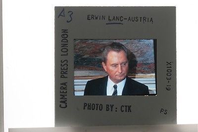 Erwin Lanc Vintage Photo Of Portrait Of Austrian Politician Erwin Lanc