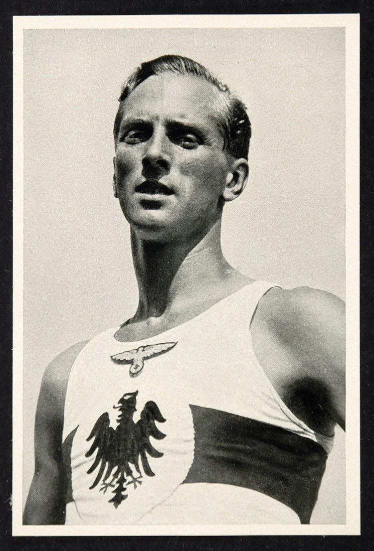 Erwin Wegner 1936 Summer Olympics Erwin Wegner German Runner Print ORIGINAL
