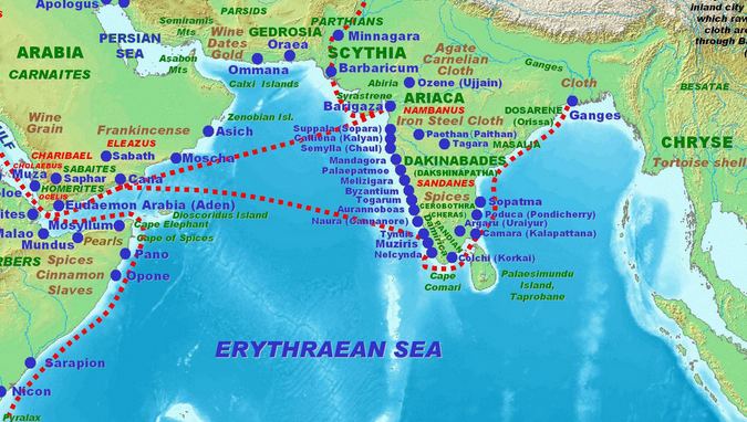 Erythraean Sea NephiCode Ancient Arab Sea Traders Part II Periplus of the
