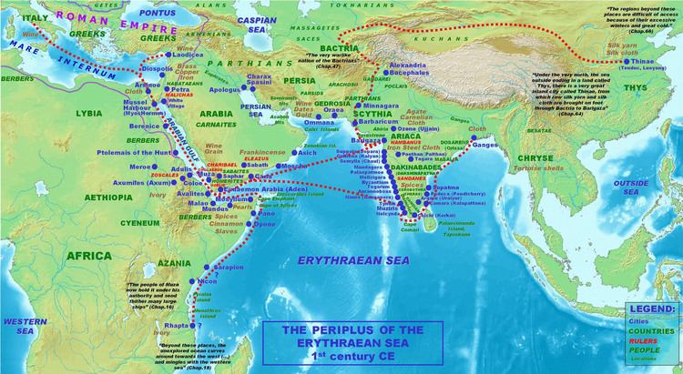 Erythraean Sea FileMap of the Periplus of the Erythraean Seajpg Wikimedia Commons