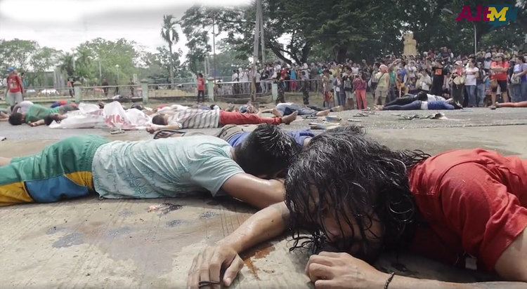 Escalante massacre Negros folk cultural activists reenact the 1985 Escalante massacre