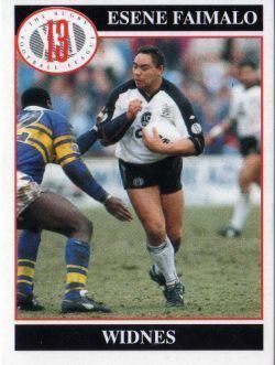 Esene Faimalo WIDNES Esene Faimalo 120 MERLIN Rugby League 1990 s Trading Card