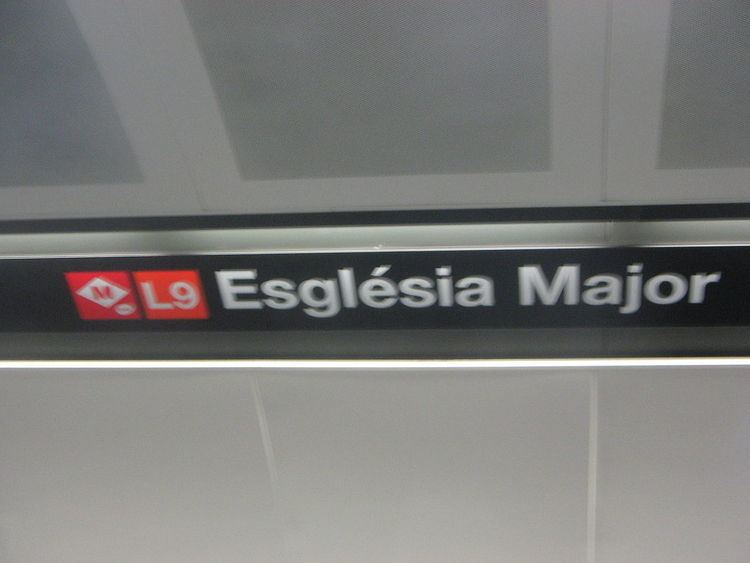 Església Major (Barcelona Metro)