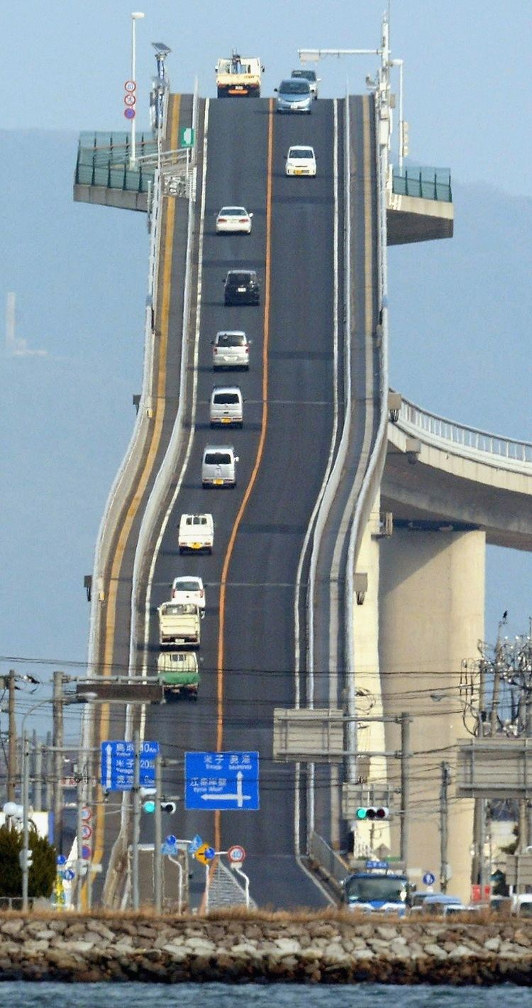 Eshima Ohashi Bridge Eshima Ohashi bridge This bridge in Japan is like something out of