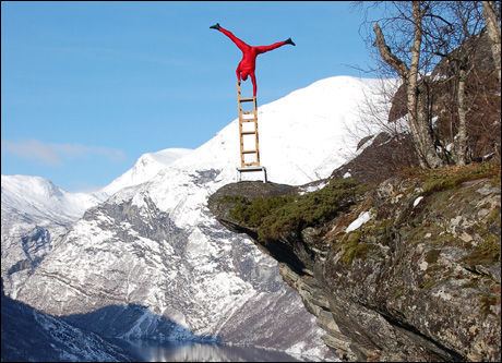 Eskil Rønningsbakken Norsk balansekunstner hedret av kinesiske Guinness RealityTV VG