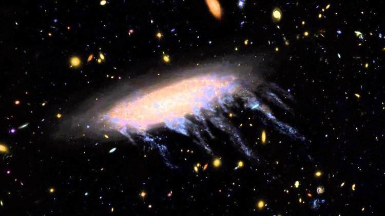 ESO 137-001 3D visualisation of ESO 137001 artist39s impression YouTube