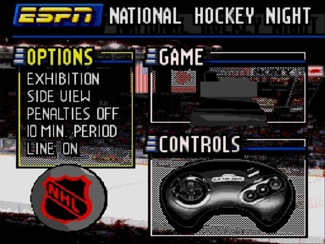 ESPN National Hockey Night (video game) ESPN National Hockey Night USA ROM lt Genesis ROMs Emuparadise
