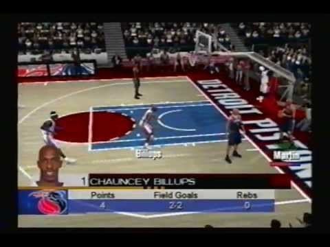 ESPN NBA Basketball (video game) Chauncey Billups Living Life Above the Rim ESPN NBA Basketball