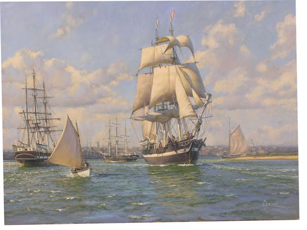 Essex (whaleship) AD Blake Marine Art