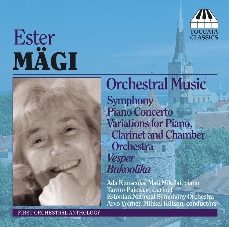 Ester Mägi Ester Mgi Orchestral Music Recordings Toccata Classics