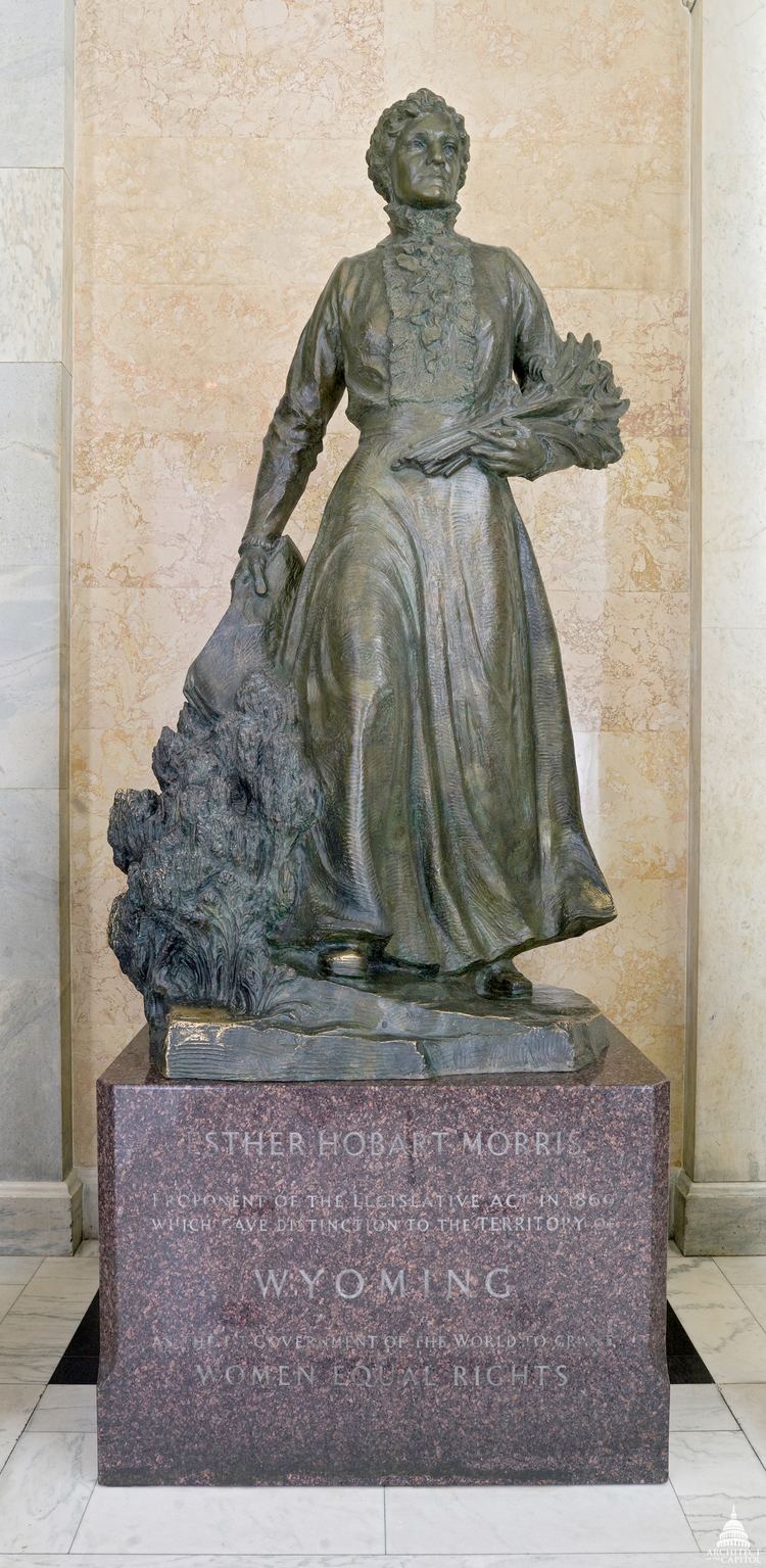 Esther Hobart Morris Esther Hobart Morris Architect of the Capitol United States Capitol