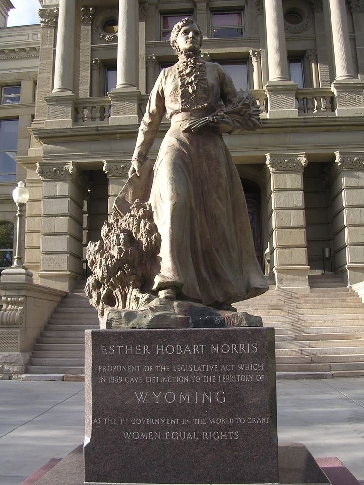 Esther Hobart Morris Wyoming Pioneer Esther Hobart Morris