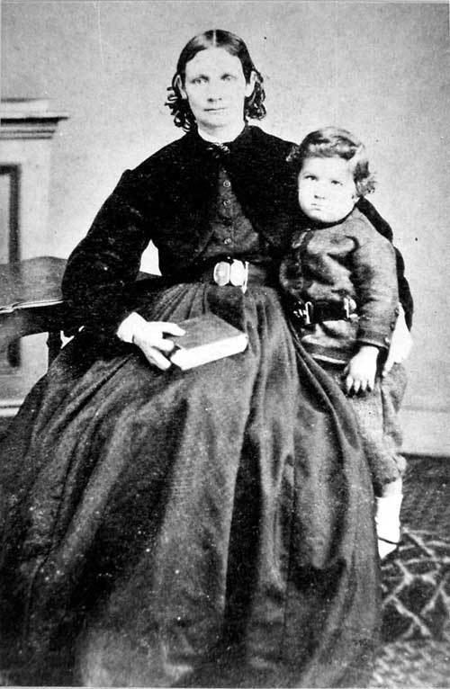 Esther Seager Seager Esther Esther Seager and her son Charles mid 1860s Te