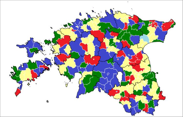 Estonian municipal elections, 2013