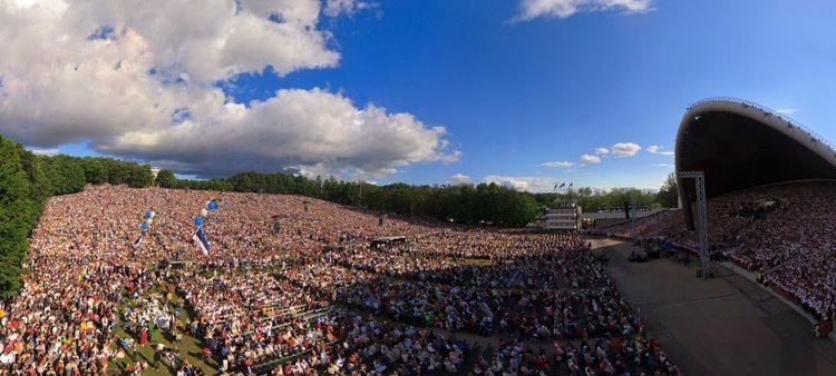 Estonian Song Festival Panoramio Photo of Estonian Song Festival view from the tower