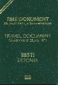 Estonian travel document for refugees