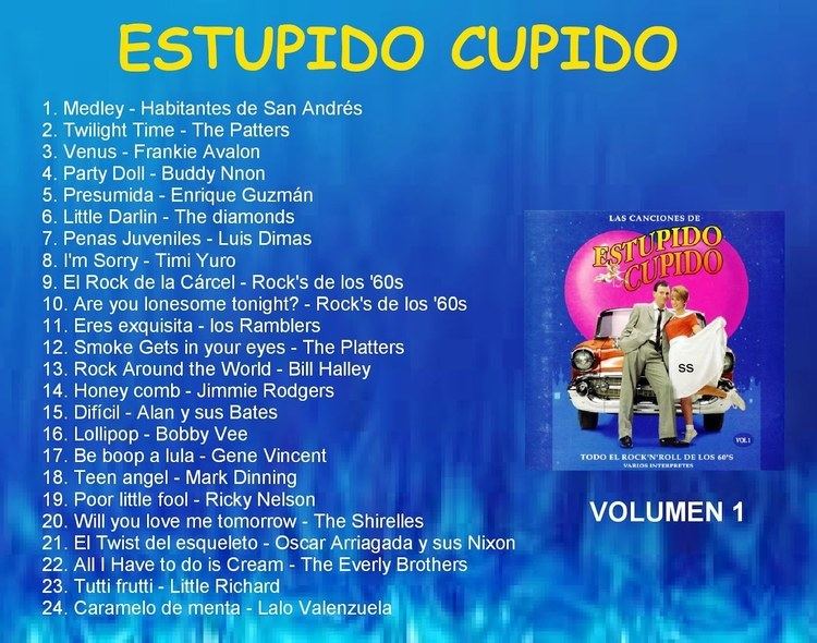 Estúpido Cupido (1995 telenovela) gtquotDJ GANGASquotltgt Estupido Cupido CD Vol 1 y 2 1995