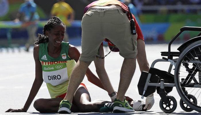 Etenesh Diro WATCH Shoeless heroine Spirited Etenesh Diro makes Rio Olympics