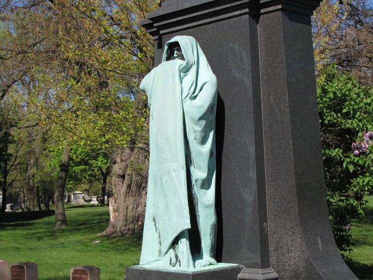 Eternal Silence (sculpture) Eternal Silence The Dexter Graves Monument Graceland Cemetery