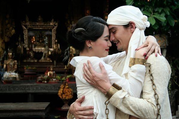 Eternity (2010 Thai film) Starring Ananda Everingham and Tsman Byeonsak embracing each other in front of an altar