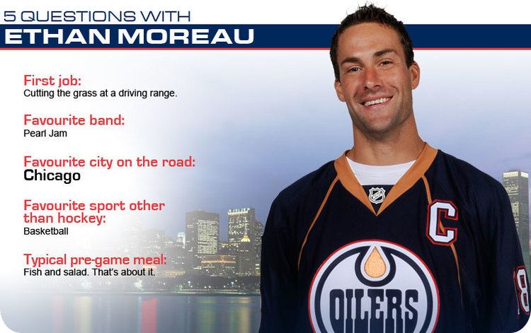 Ethan Moreau 5 Questions with Ethan Moreau Edmonton Oilers Off the Ice