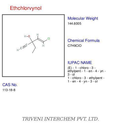 Ethchlorvynol Ethchlorvynol Exporter Ethchlorvynol Manufacturer India
