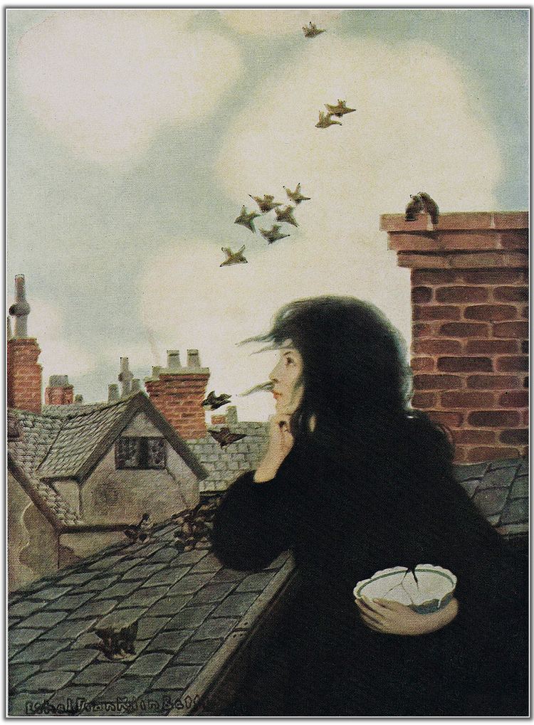 Ethel Franklin Betts The sparrows twittered and hopped about quite without fear