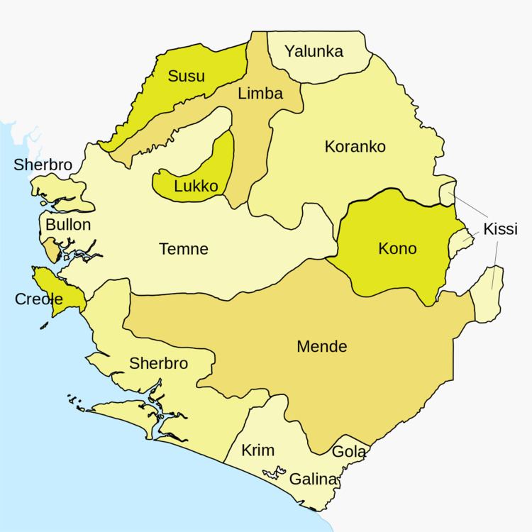 Ethnic groups in Sierra Leone