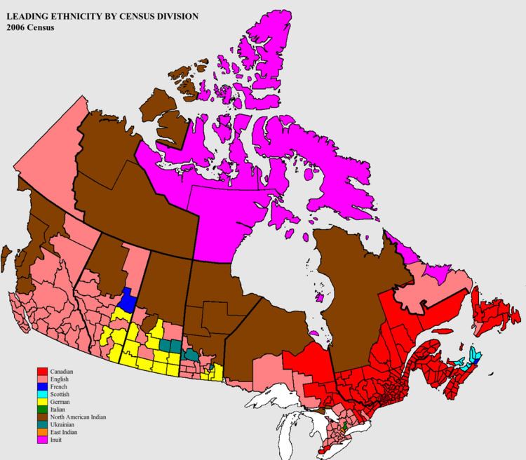 Ethnic origins of people in Canada