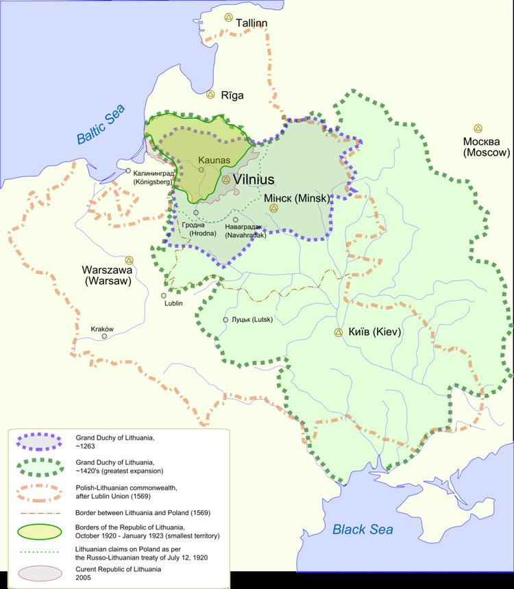 Ethnographic Lithuania