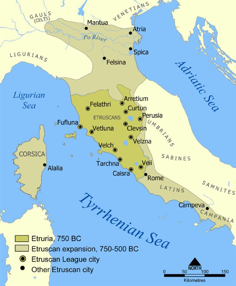 Etruscan cities