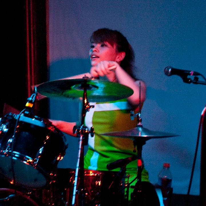 Etsuko Nakanishi ongoing photo by Tim Bray Shonen Knife