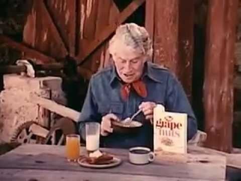 Euell Gibbons VINTAGE EUELLGIBBONS POST GRAPE NUTS VISITING OZARK COUNTRY JED