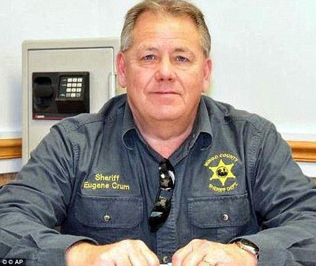 Eugene Crum Sheriff Eugene Crum was murdered by male gunman whom he had raped