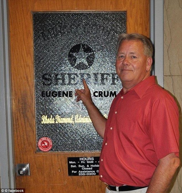 Eugene Crum Sheriff Eugene Crum was murdered by 39male gunman whom he