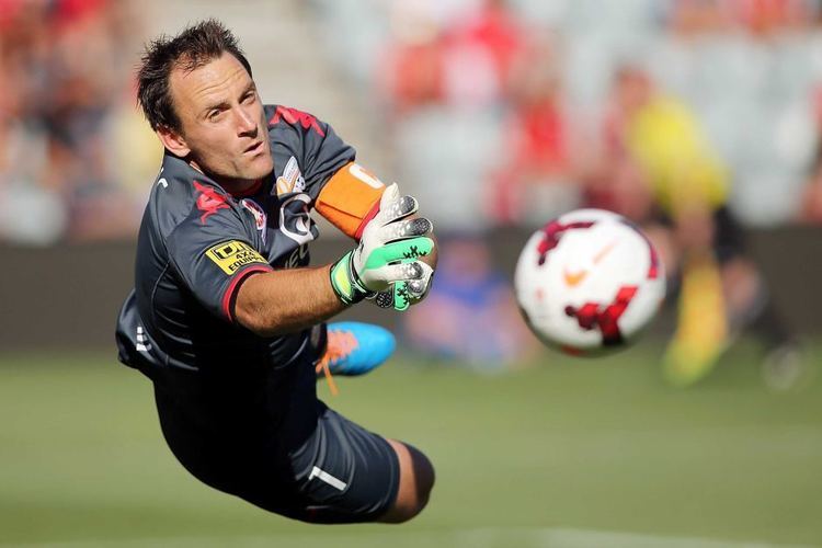 Eugene Galekovic Eugene Galekovic makes a save for Adelaide United ABC