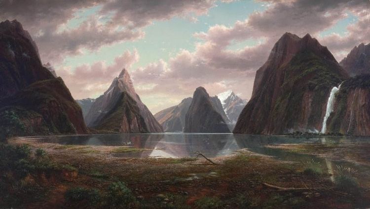 Eugene von Guerard Milford Sound New Zealand 18771879 by Eugene von
