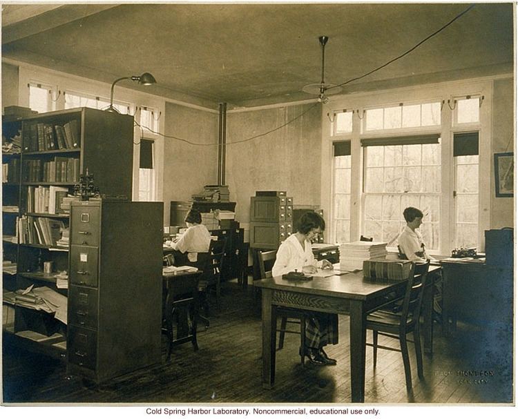 Eugenics Record Office Eugenic Archives Eugenics Record Office interior with workers