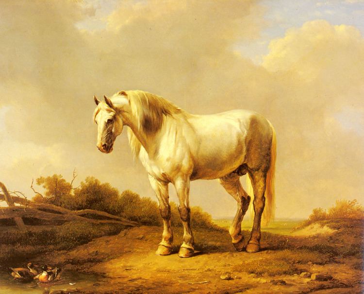 Eugène Joseph Verboeckhoven Flemish landscape painting of XIXth century Eugne Joseph