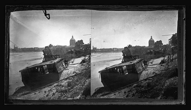 Eugène Trutat FileToulouse Inondation de 1875 Les lavoirs chous sur la rive