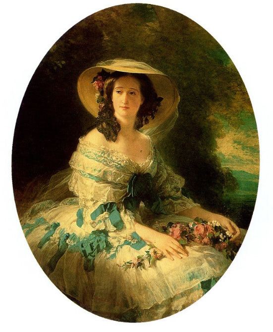 Eugénie de Montijo Eugnie de Montijo Empress of France 1857 Franz Xaver