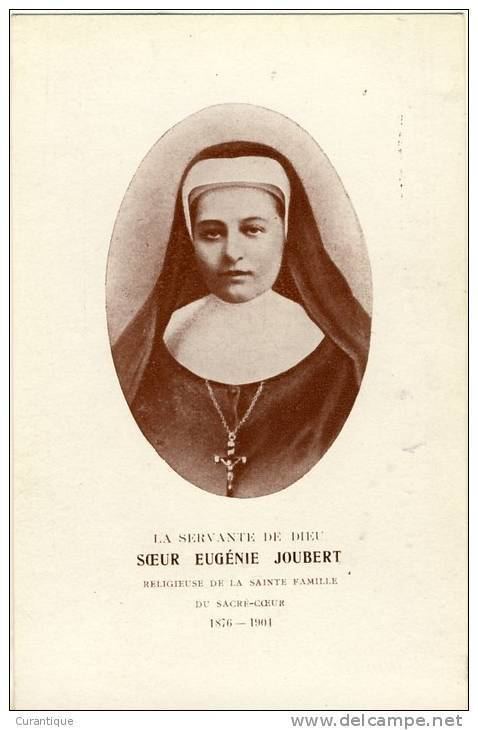 Eugénie Joubert Bienheureuse Eugnie Joubert Religieuse 18761904 Fte le 02