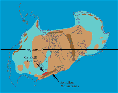 Euramerica Devonian Times Euramerica Paleocontinent